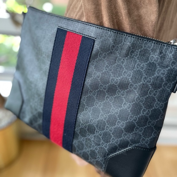 Gucci Messenger Bag, Unisex, LIKE NEW, GG Messenger black Bag with Strap, NICE💯 - Picture 3 of 16